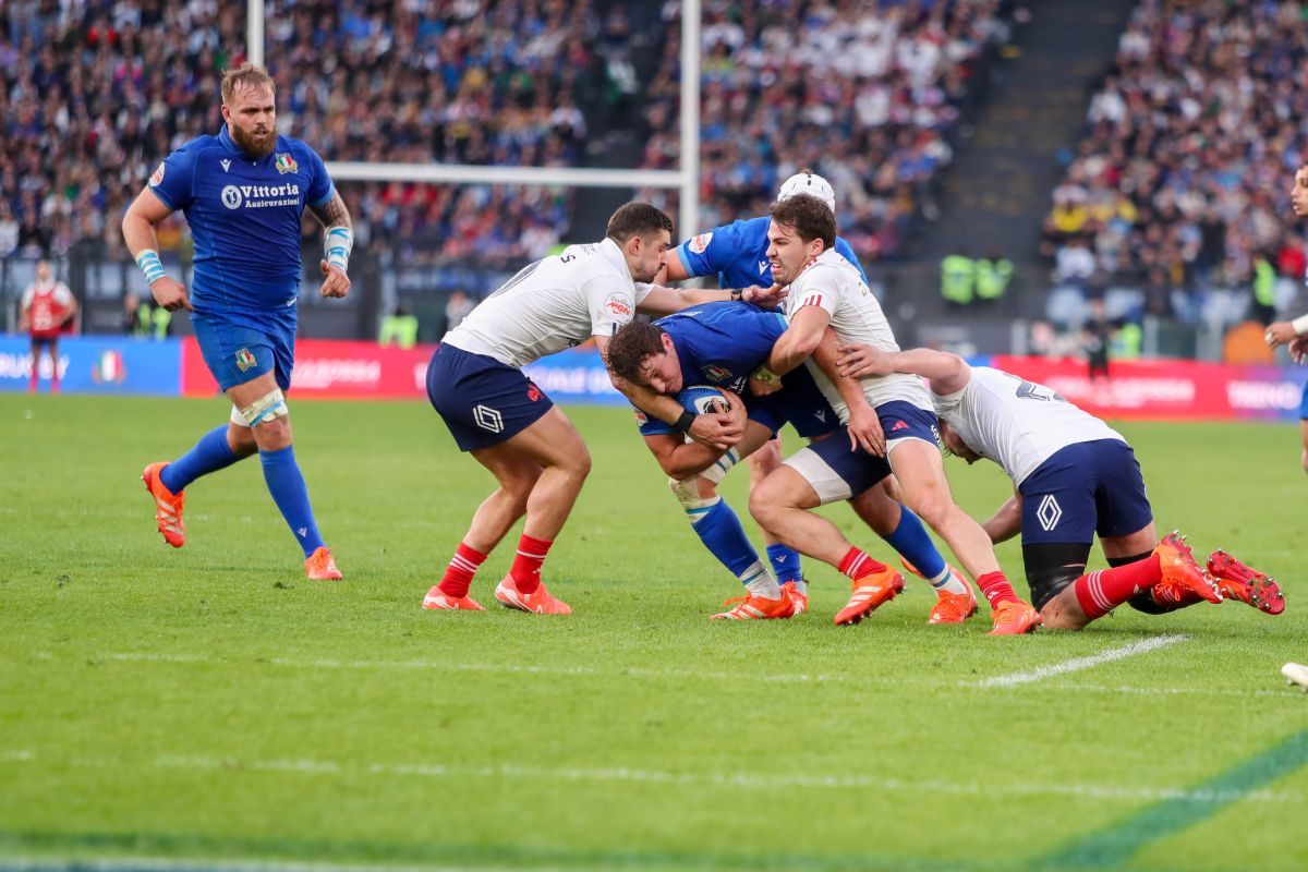 L’Italrugby crolla all’Olimpico contro la Francia